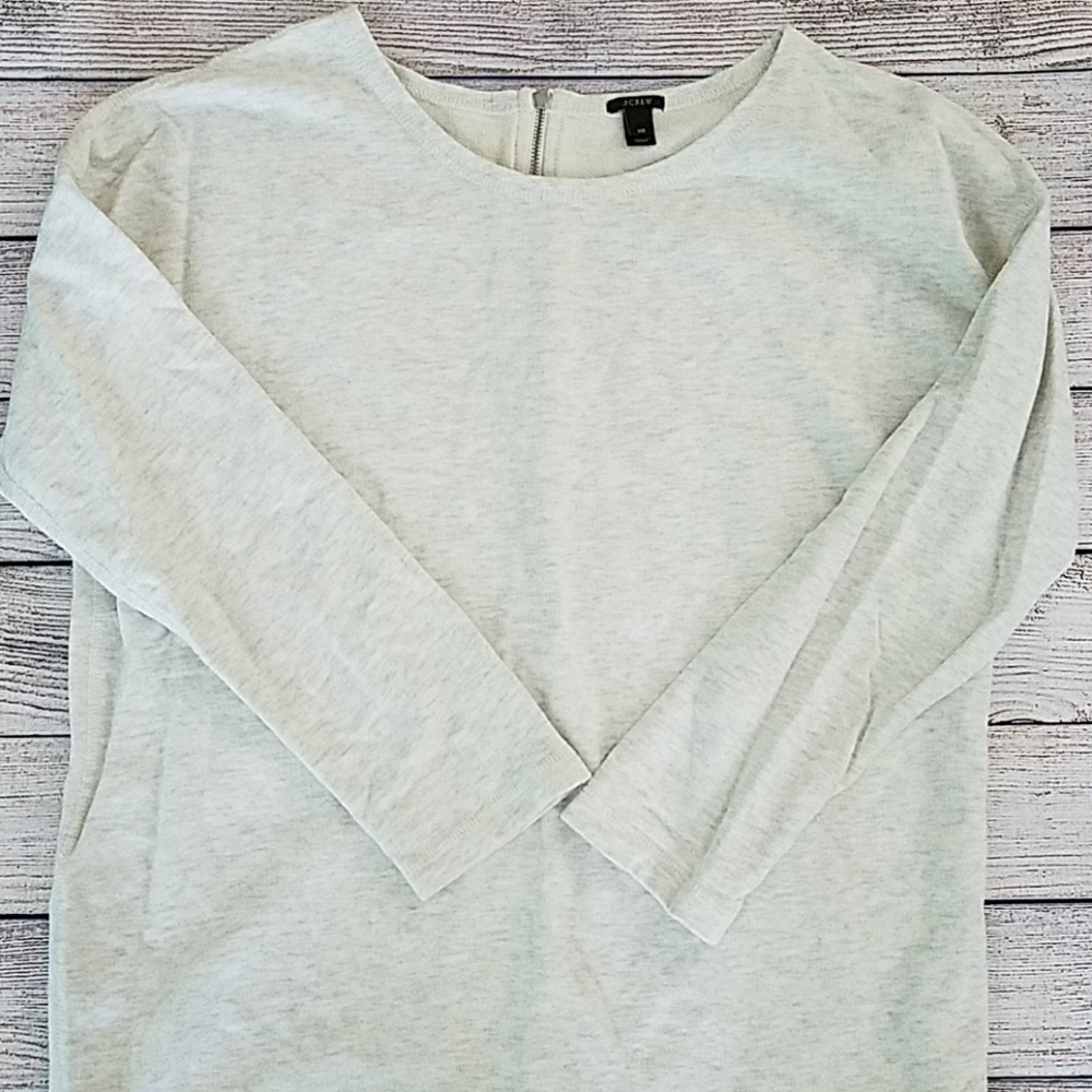 J Crew Zipper Tunic Sweatshirt - Sz. XS